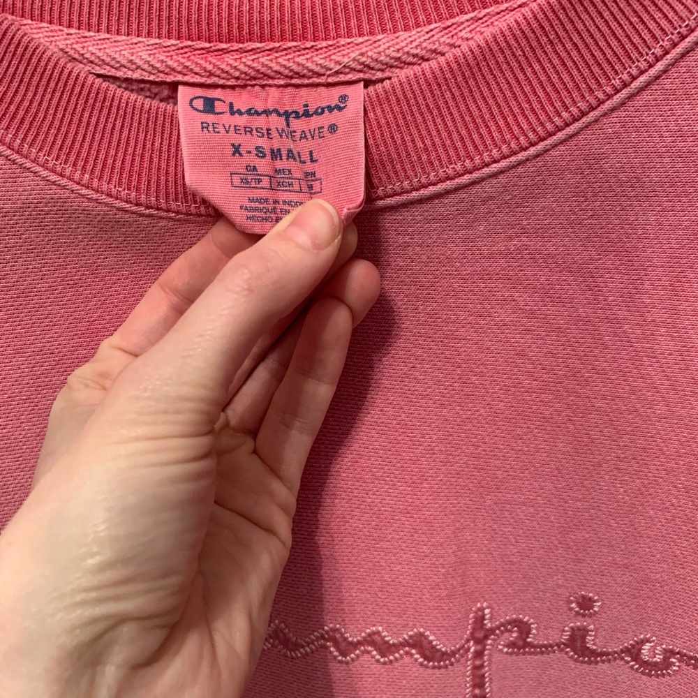 Pink champ pullover - Picture 3 of 4
